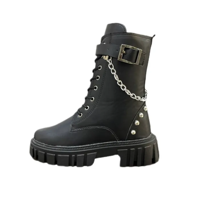 نیم بوت زنانه مدل زنجیردار