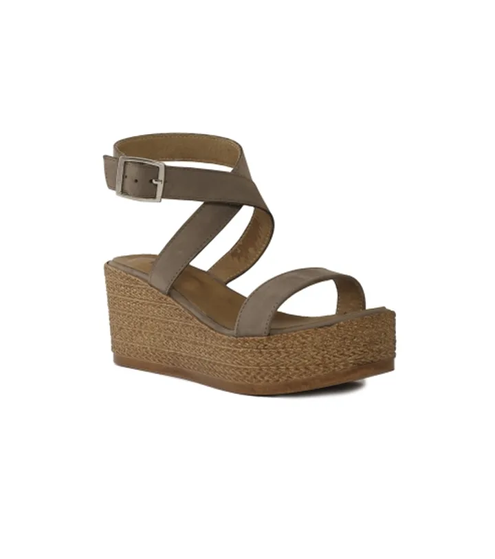 صندل چرمی روزمره زنانه Asa Ankle strap Sandal I