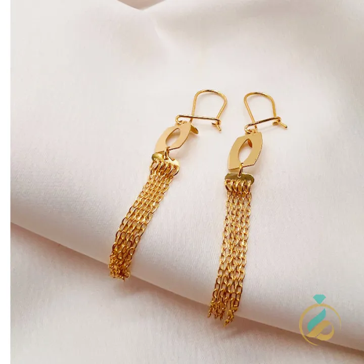 گوشواره طلا طرح دلبر یکتاخواه