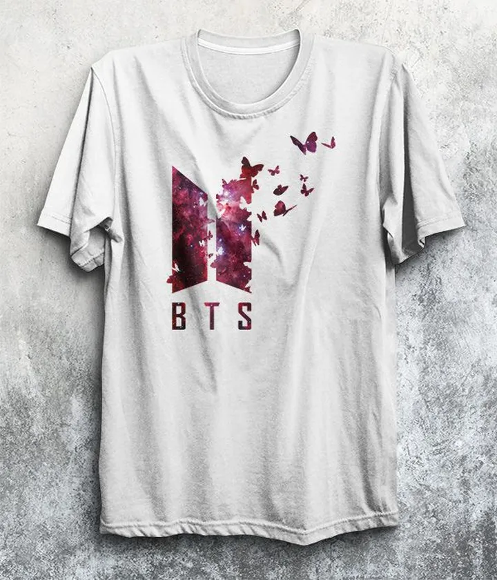 تیشرت سفید bts