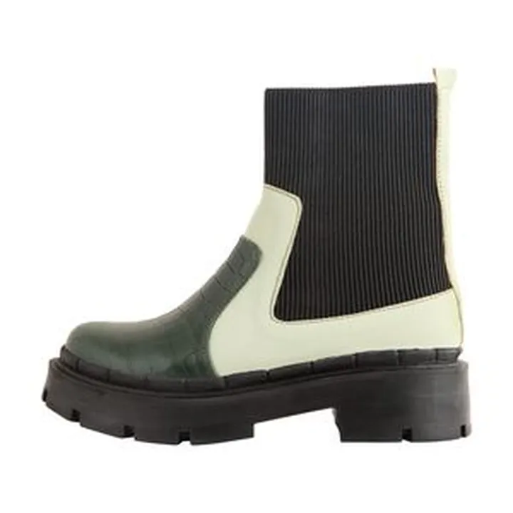 نیم بوت زنانه چرم رادیس مدل ژربرا کد M.PRM-014sb-663