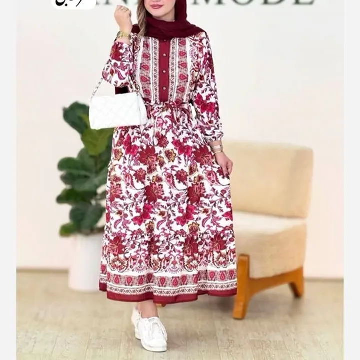 پیراهن زنانه ساحلی بلند