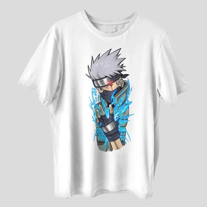 تی شرت آستین کوتاه پسرانه مدل انیمه ای ناراتو شخصی...