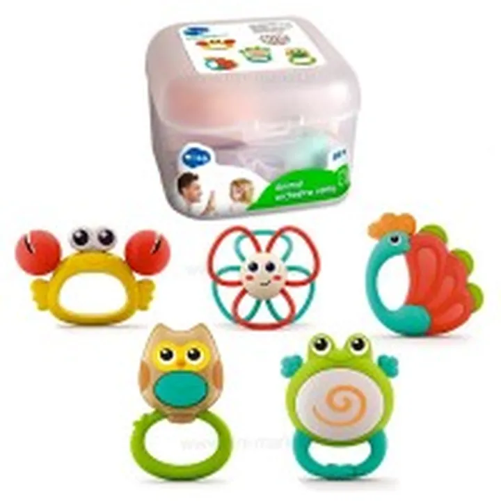 پک جغجغه دندانگیر 5 تیکه Huile toys