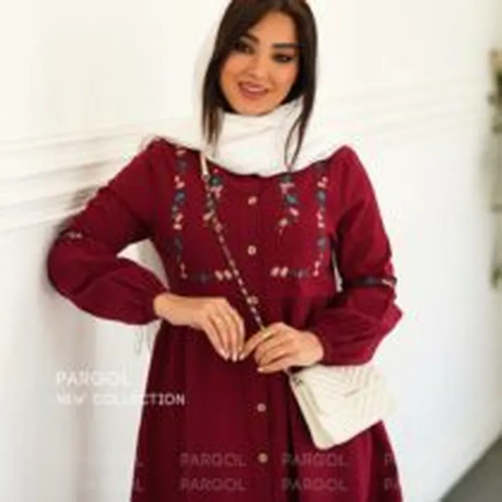 پیراهن شیلا زرشکی