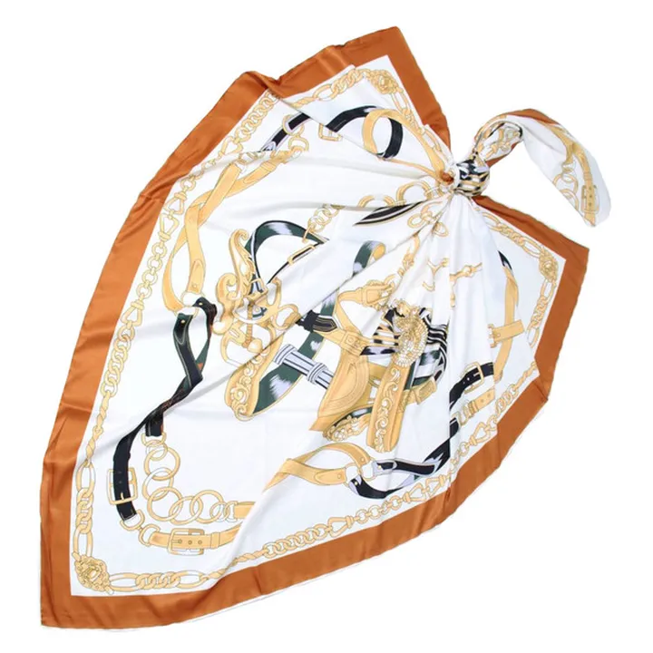 روسری زنانه آنالیا مدل ابریشم مزونی کاترینا کد a-5...