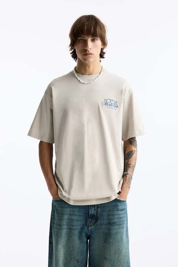 <span class="text-styled__StyledSpan-sc-d280c10c-1 dvOaRP">Pull & Bear< span>تیشرت آستین کوتاه گلدوزی شده