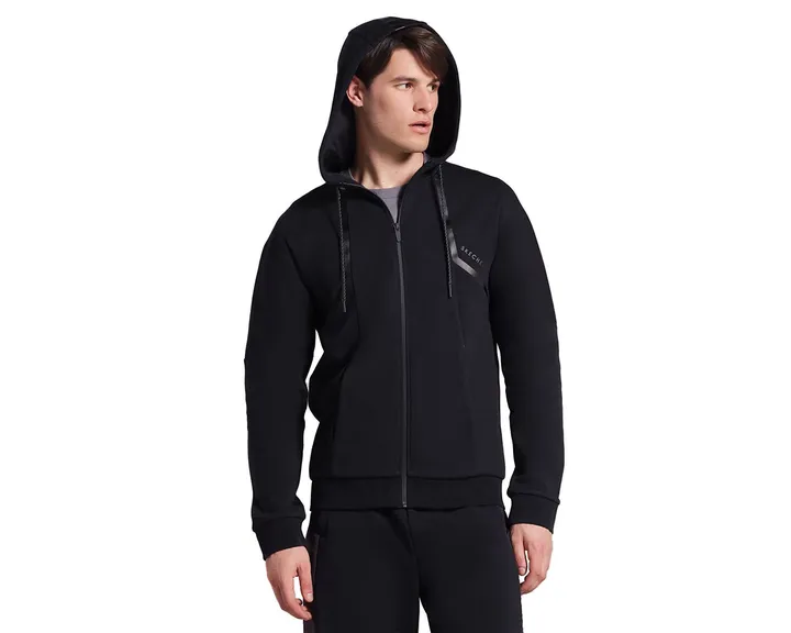 Skechersکت غیر رسمی M 2Xi-Lock Pu Printed Full Zip Hoodie Sweatshirt