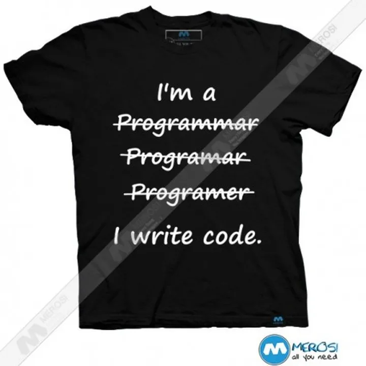 تیشرت طرح I'm Programmer I write Code