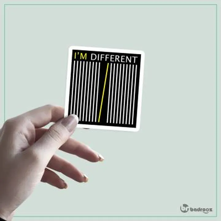 استیکر I’m different