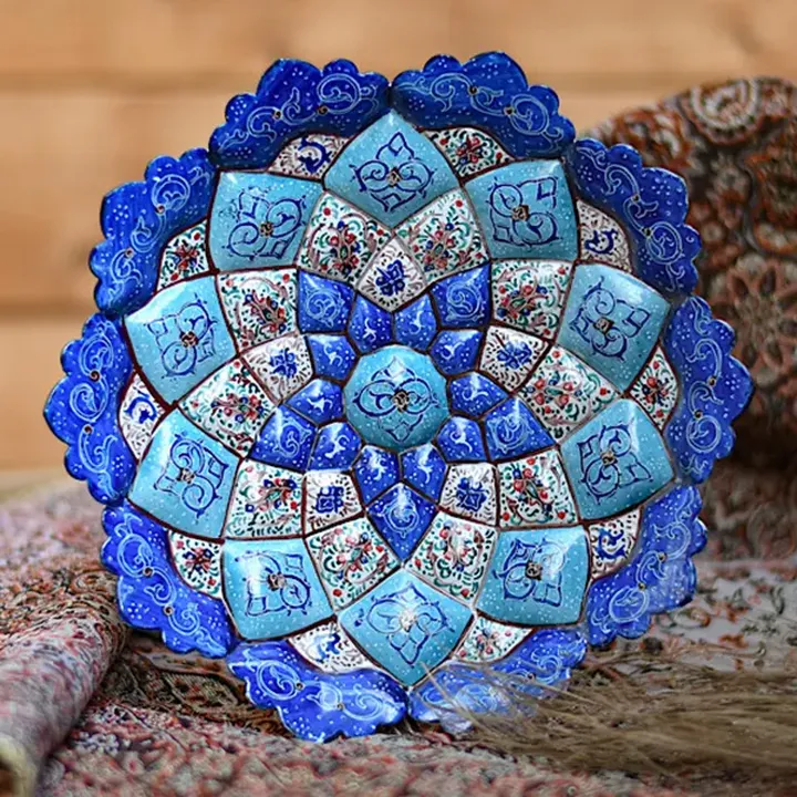 بشقاب میناکاری 20 سانتی کد 76