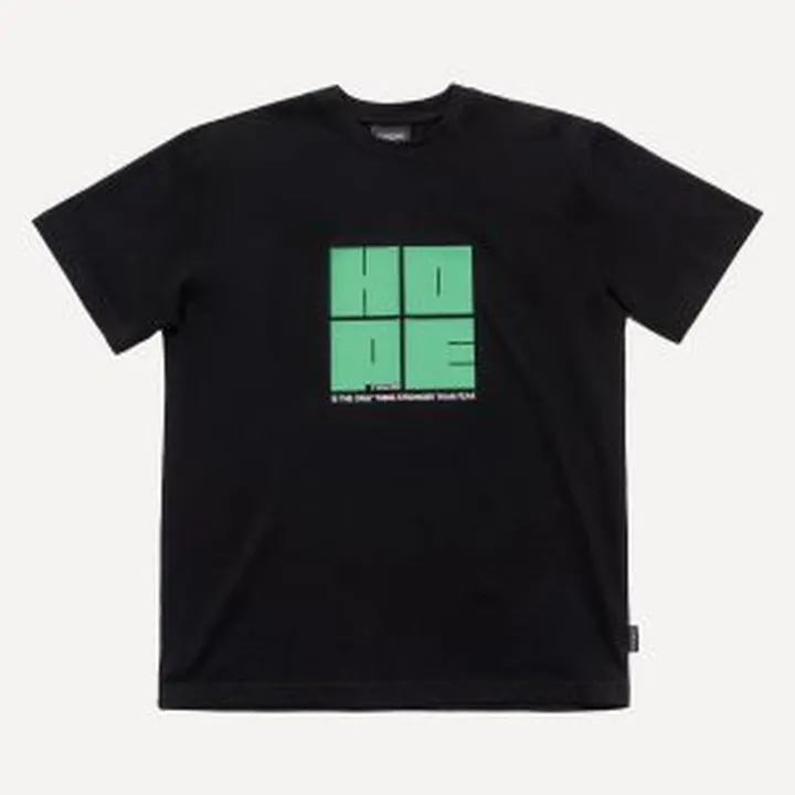 تیشرت اورسایز مشکی مدل HOPE | کیامورس