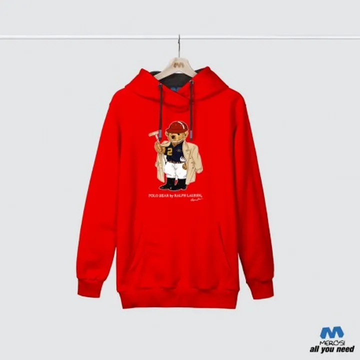 هودی قرمز Polo Bear