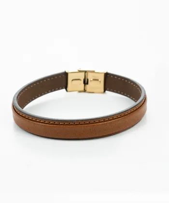 دستبند چرم طبیعیبیسراک Bisrak کدLeatherBracelet-B103N