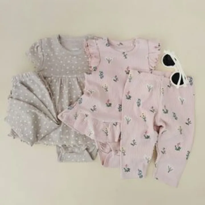 بادی پیراهنی و شلوار topomini-کدLK1556