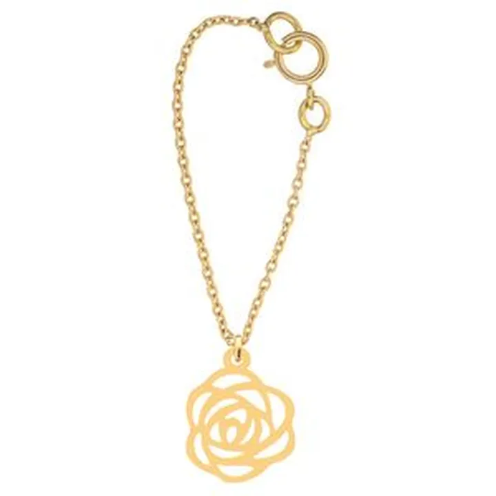 آویز ساعت طلا 18 عیار زنانه کرابو طرح گل مدل Kr9023