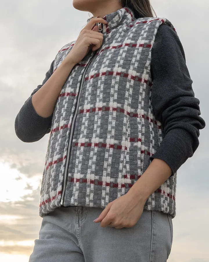 پافر پیچازی زنانه 3047 – طوسی