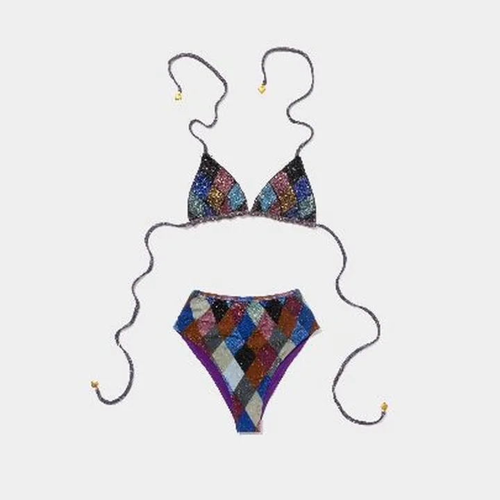 مایو زنانه لمه چند رنگ سنگدوزی هارلی کویین