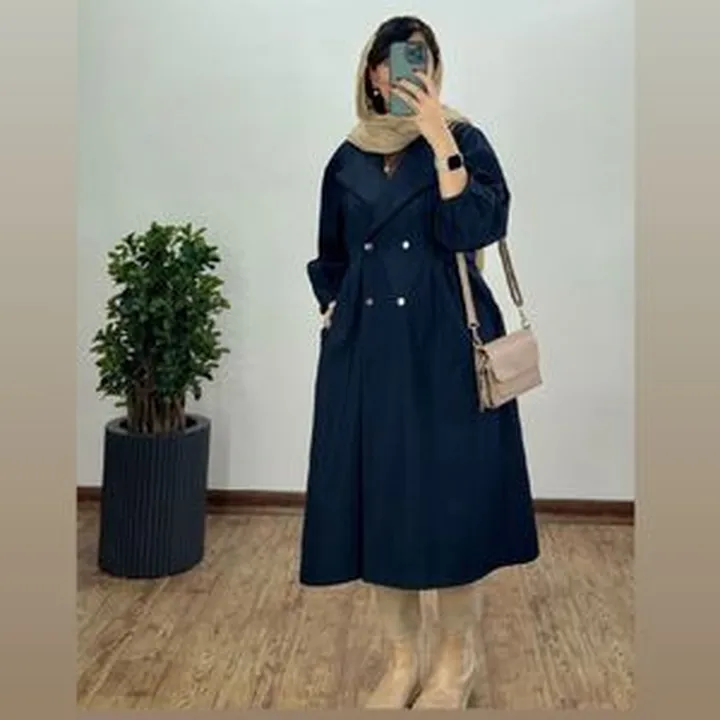 مانتو زنانه بلند طرح سمن