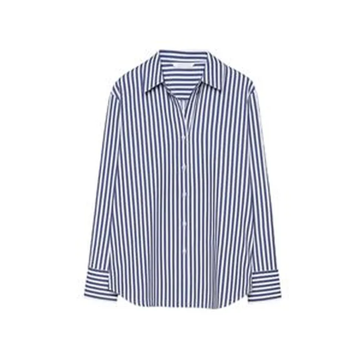 شومیز آستین بلند یقه برگردان زنانه استرادیواریوس مدل 10047