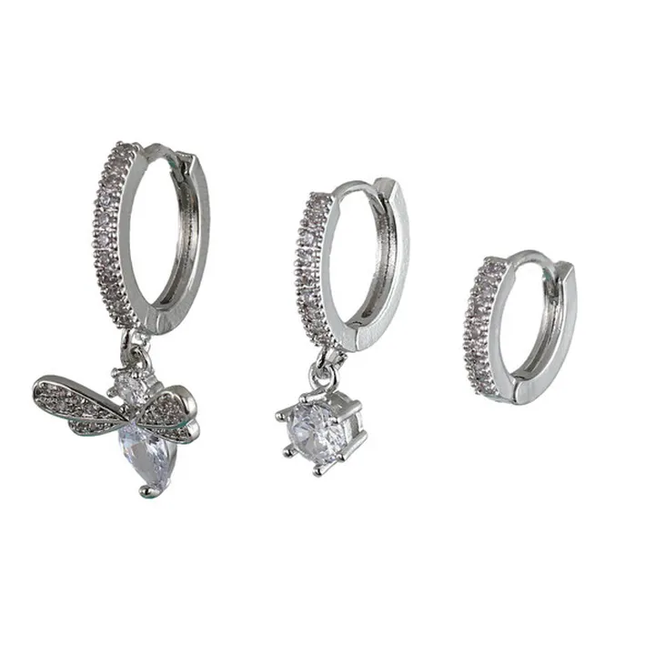 گوشواره زنانه وای اس ایکس مدل پروانه کد AAC679 بست...