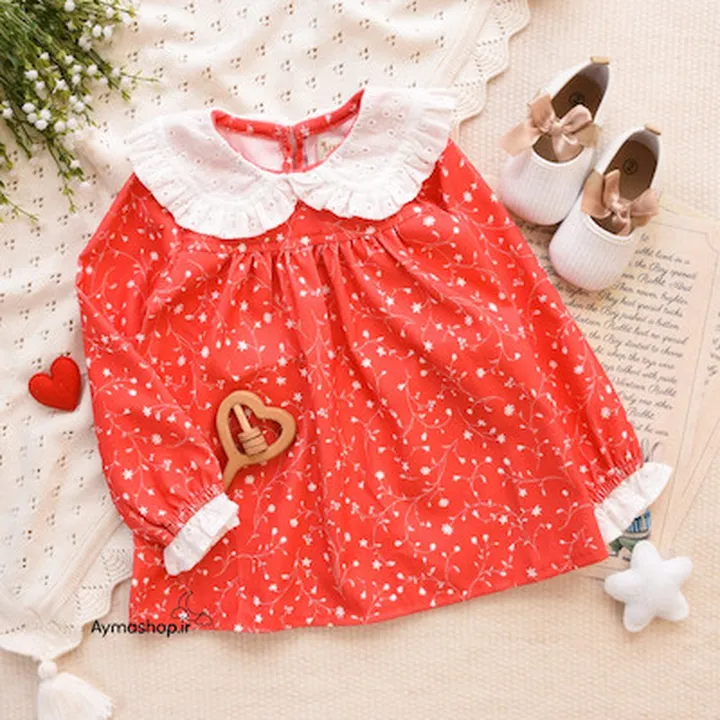 پیراهن Mehrak گل سفید-K143