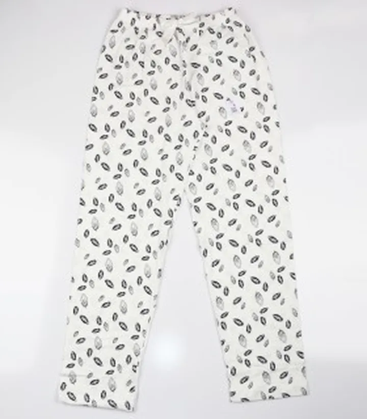 شلوار نخی و راحتی زنانه طرح دار کد 134204