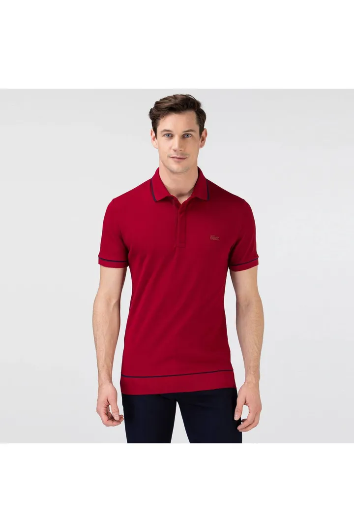 <span class="text-styled__StyledSpan-sc-d280c10c-1 dvOaRP">Lacoste< span>چوگان قرمز Claret Fit منظم مردانه