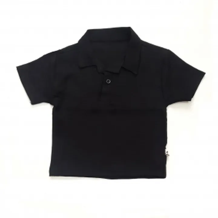 تیشرت یقه‌دار مشکی