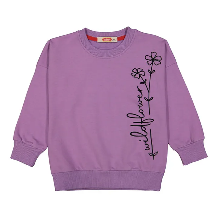 سویشرت دخترانه مادر مدل هانا رنگ بنفش