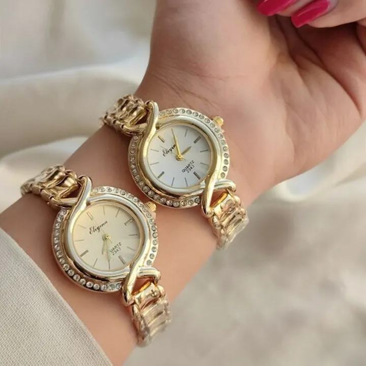 ساعت مچی زنانه شیک و زیبا رنگ ثابت  کد 315