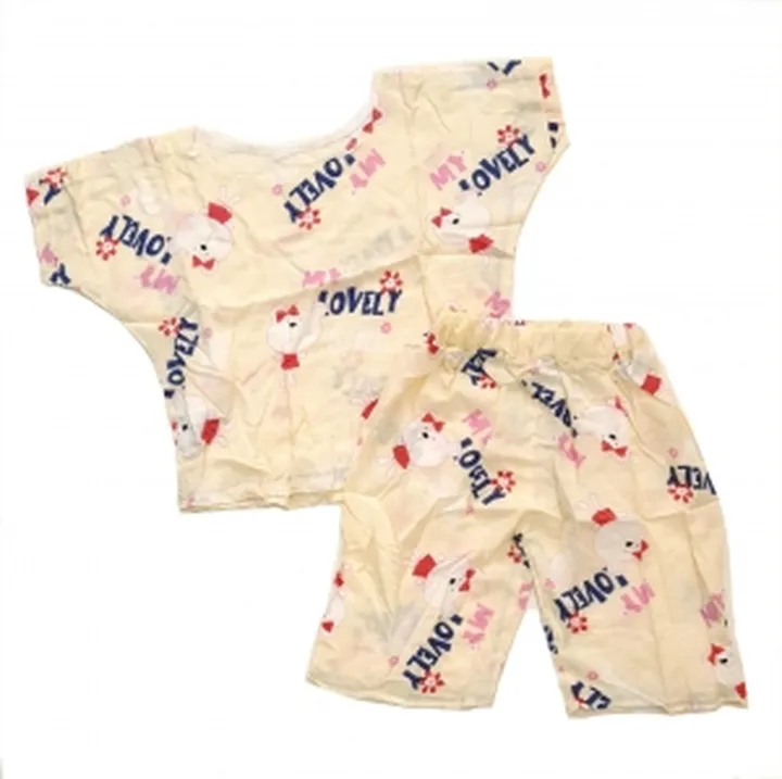 بلوز شورت لیمویی خرسی