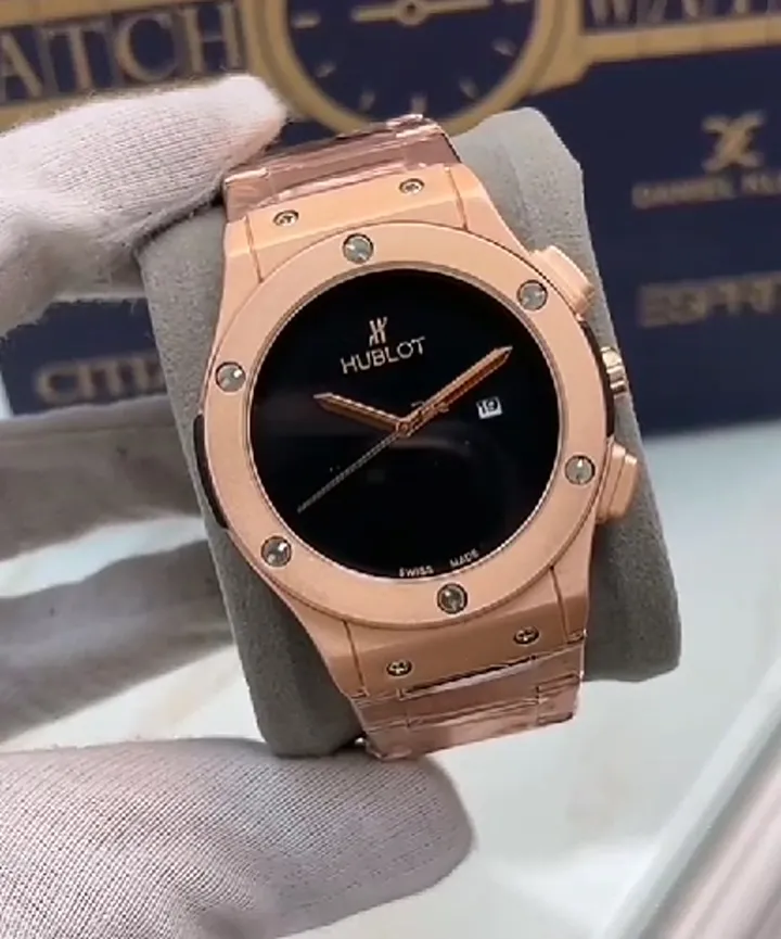 ساعت مچی مردانه بند استیل هابلوت کیفیت قوی  Hublot