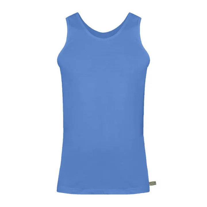 زیرپوش رکابی مردانه سابد مدل نخی رنگ آبی روشن