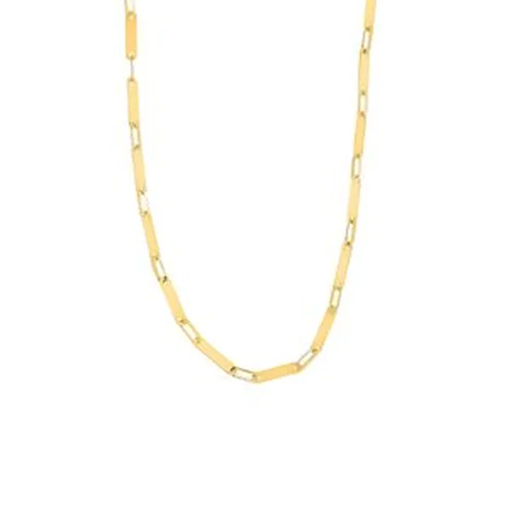 گردنبند طلا 18 عیار زنانه با زنجیر مینیمال ماوی گالری مدل درخشش