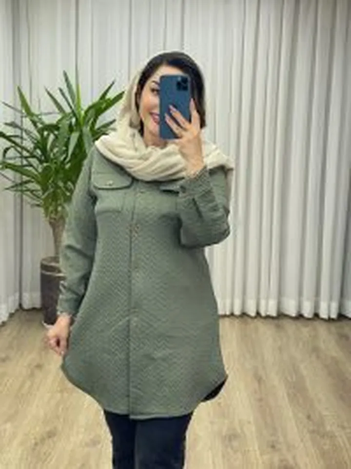 مانتو شومیزی کد 2205