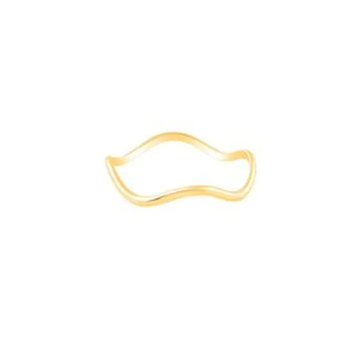 انگشتر طلا 18 عیار زنانه سایا گلد مدل موج کد WR553 سایز 55