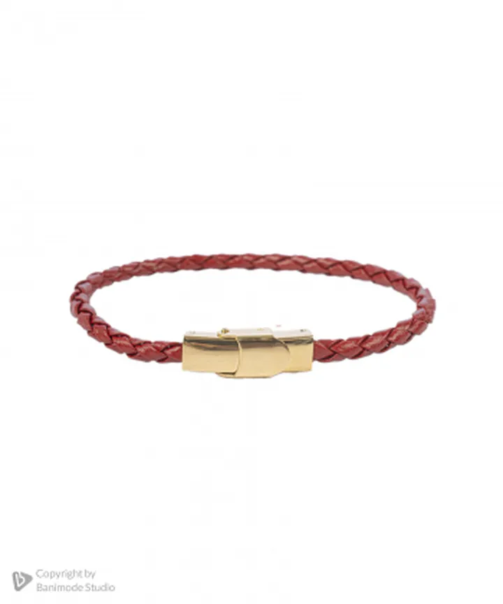 دستبند چرم طبیعی بیسراک Bisrak مدل LeatherBracelet-143