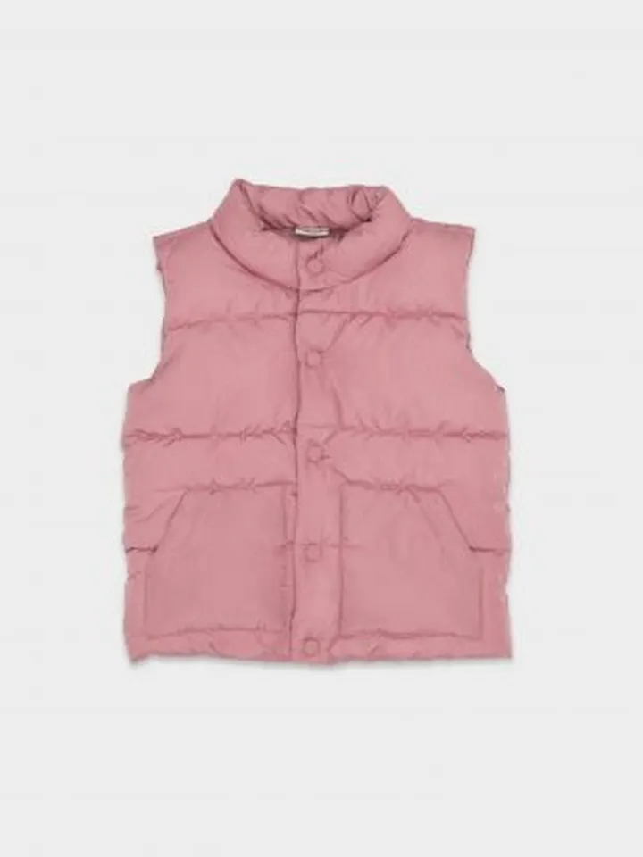 جلیقه نوزاد دختر زرشکی دفکتو