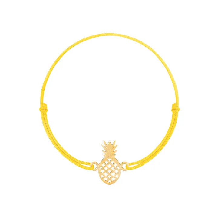 دستبند طلا بافت آناناس