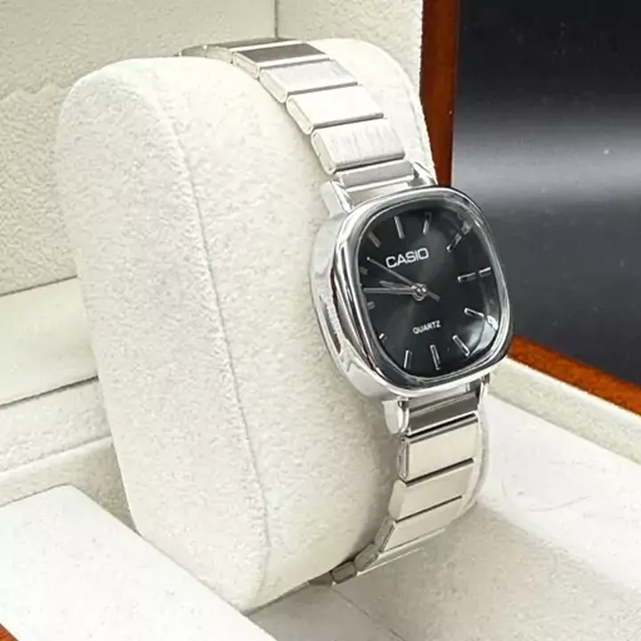 ساعت مچی زنانه بند استیل قفل ریلی کاسیو دارای 6 ماه گارانتی موتور Casio