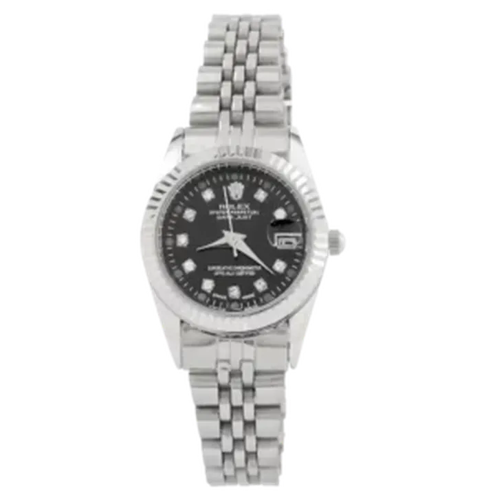 ساعت مچی زنانه رولکس ROLEX طرح دیت جاست مدل 2103