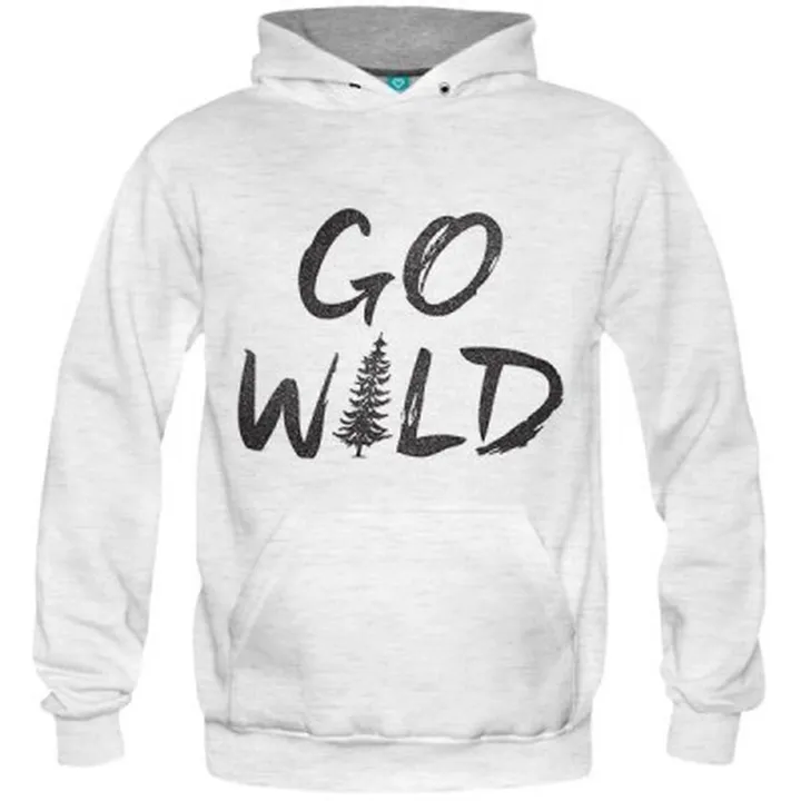 سویشرت هودی ملانژ GO WILD