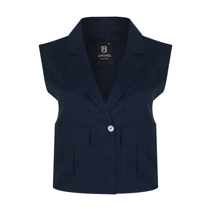 ژیله لینن دو جیب زنانه هوگرو