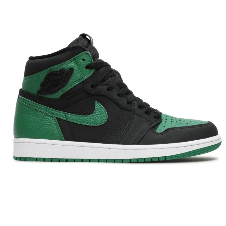 کتونی ایر جردن 1 ساقدار مشکی سبز | Nike Jordan 1 Retro Pine Green