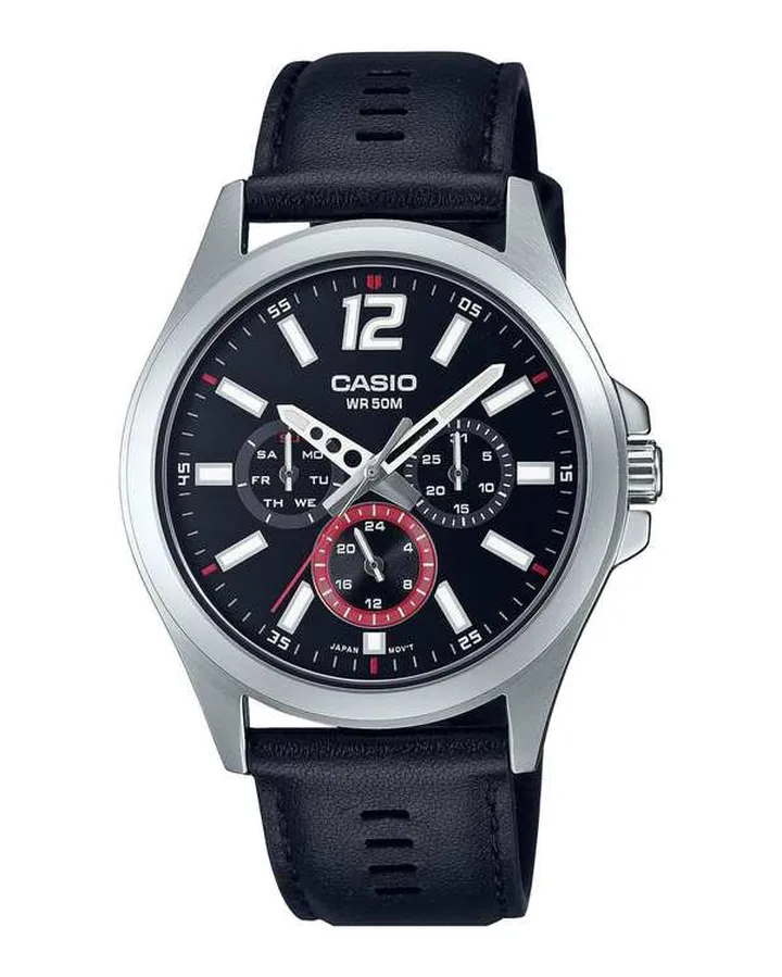 ساعت مچی مردانه عقربه ای کاسیو Casio مدل MTP-E350L-1BVDF