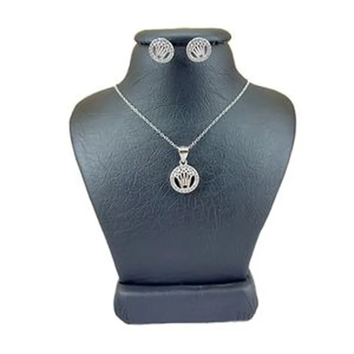 نیم ست نقره زنانه کد 232659