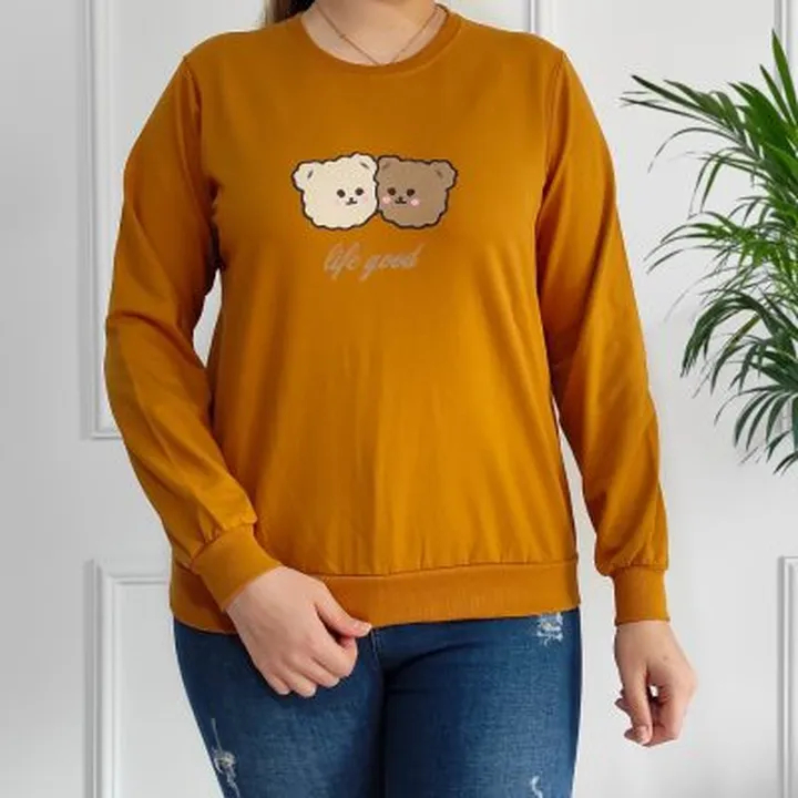 بلوز دورس زنانه طرح دو خرس