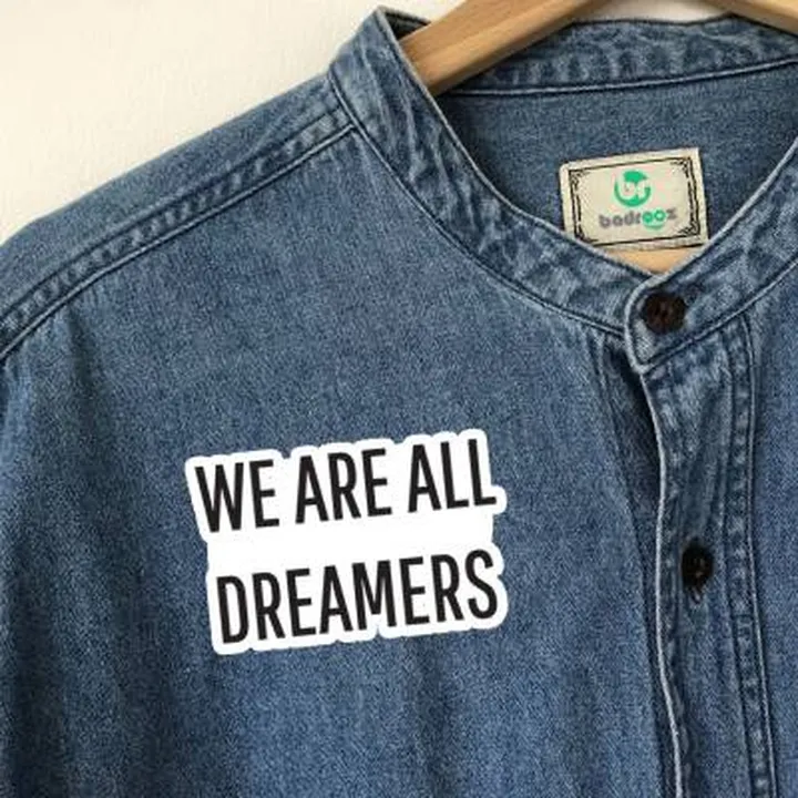 پچ حرارتی  WE ARE ALL DREAMERS