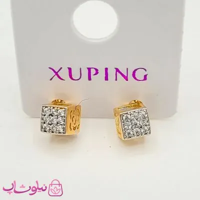 گوشواره زنانه ژوپینگ طرح مکعب کد 338-5